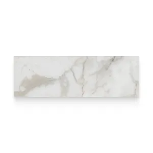 4x12 Calacatta Gold Polished Rectangle Tile