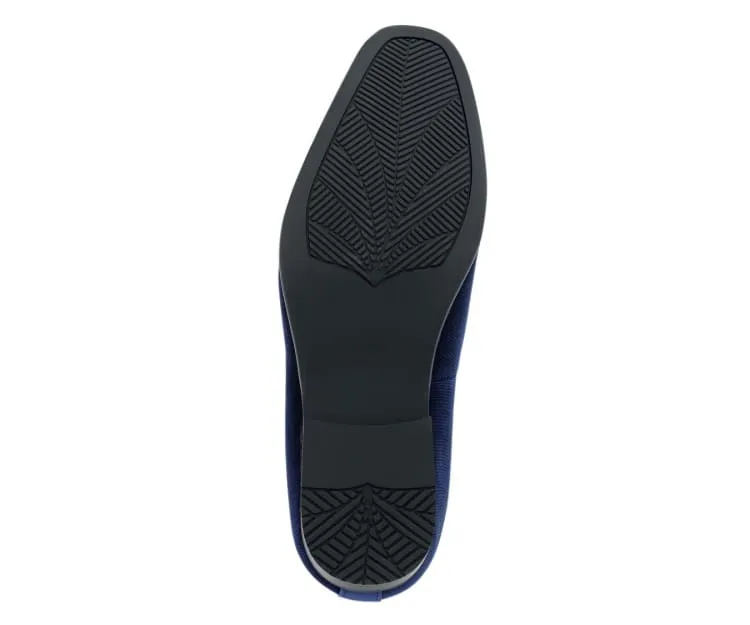 Amali Ornate Velvet Smoking Slippers For Men Black Velvet