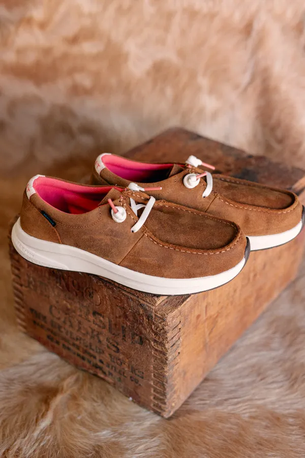 Ariat Buckeye Slip-on Shoe [Weathered Honey] ✙ON SALE NOW✙