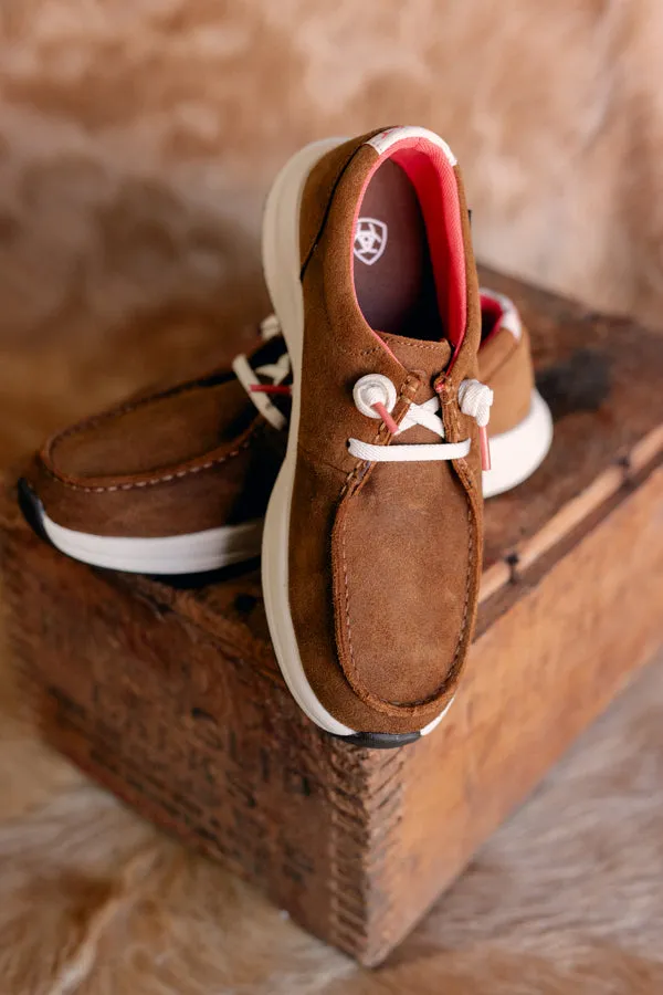 Ariat Buckeye Slip-on Shoe [Weathered Honey] ✙ON SALE NOW✙