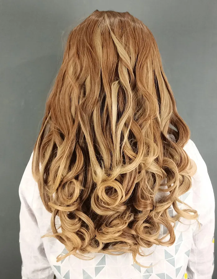 Brown with Light Blonde Highlights | Zebaish Wigs & Extensions