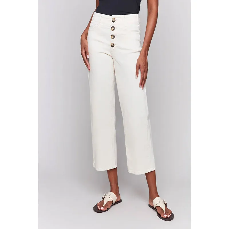 Charlie B Natural Flex Straight Crop Leg Pant