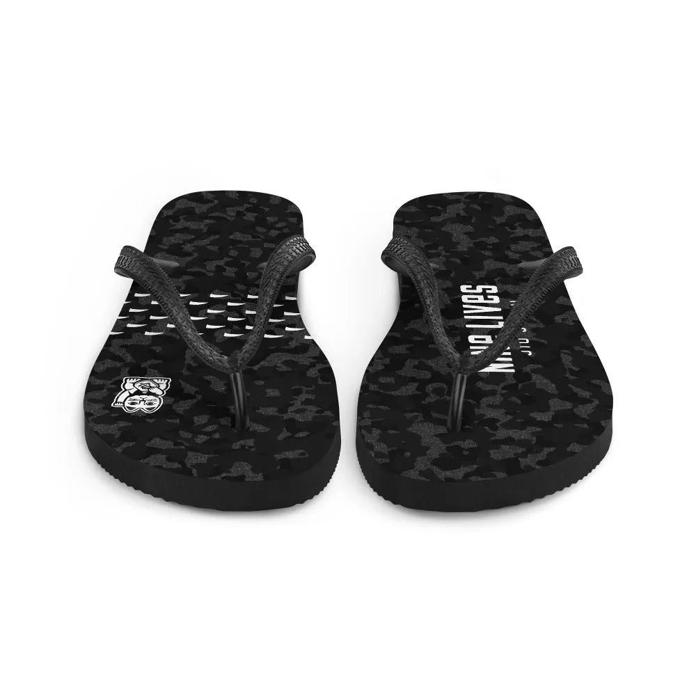 Claw Flip-Flops - Camo Black