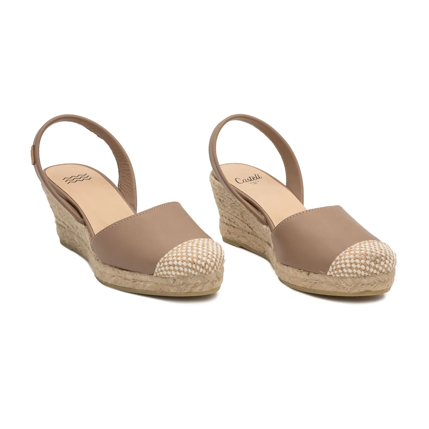 Closed Toe Leather Espadrille - Frida Montada 1924 Ciervo 5C