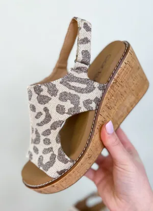 Corkys Miss Carley Tan Sparkle Leopard