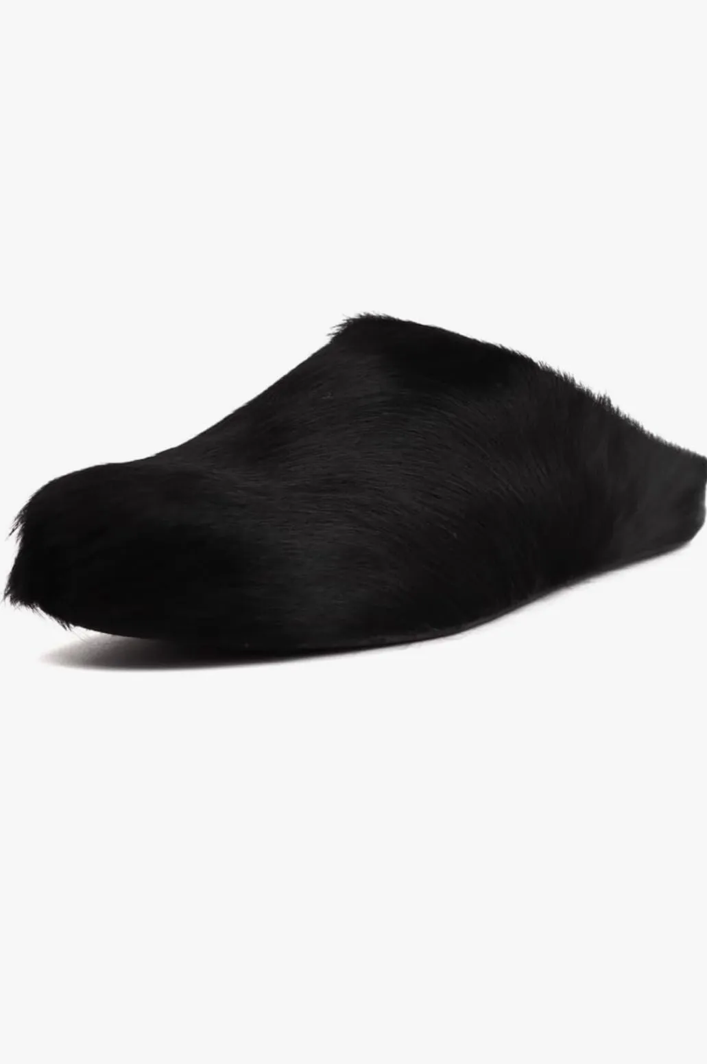 Cuddle Up Faux Fur Slides - Black