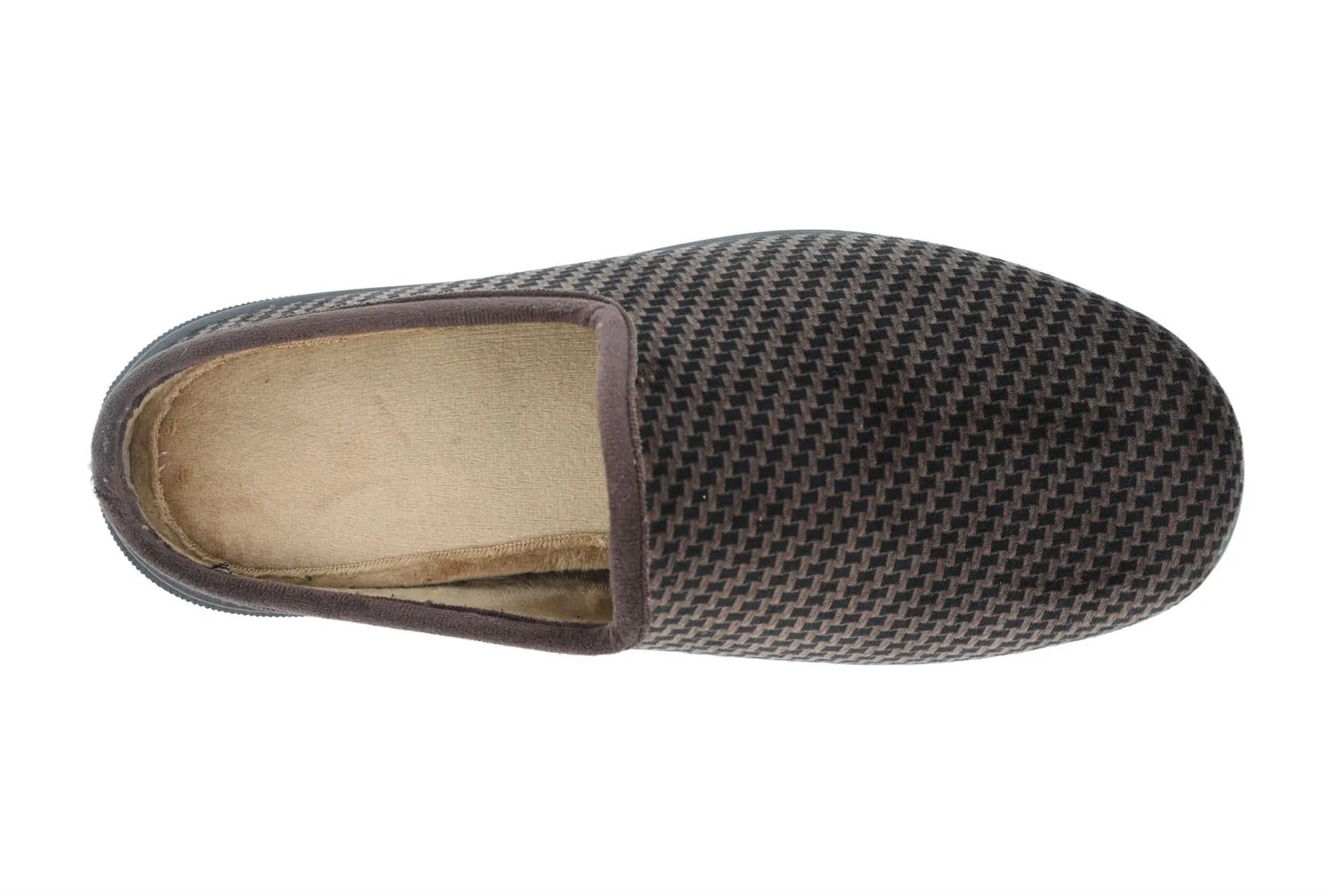 DB Shoes Men's 6V Fit Slip-On Stylish Mule in Brown, Sizes 6 to 12