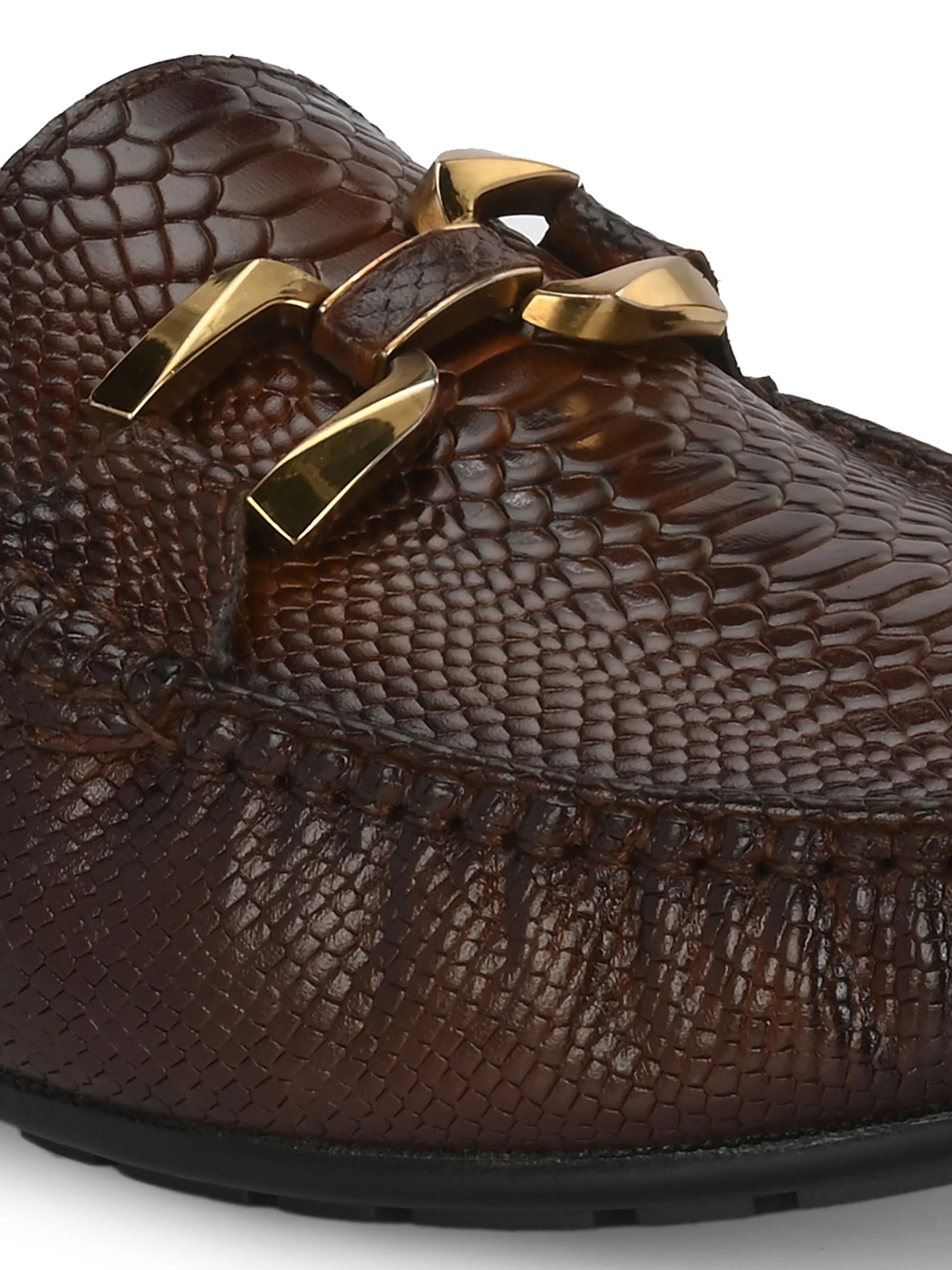 Egoss Platinum Loafers For Men