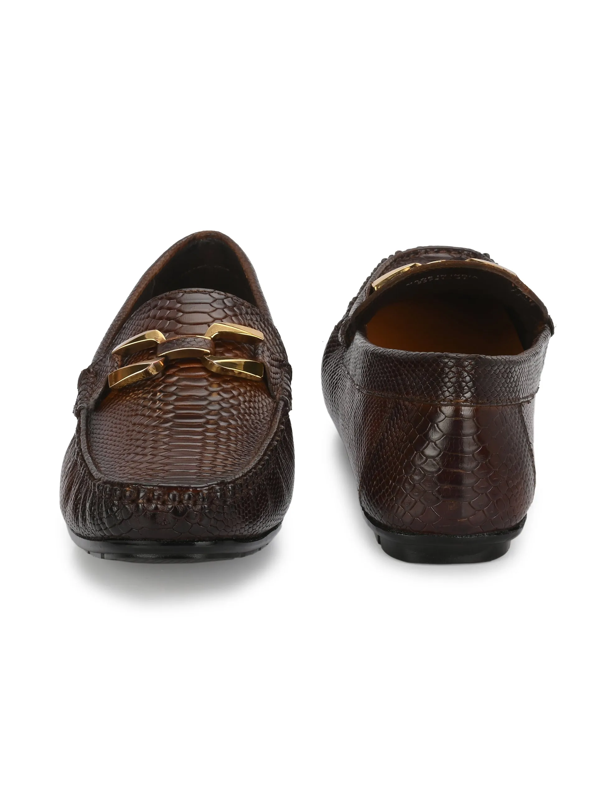 Egoss Platinum Loafers For Men