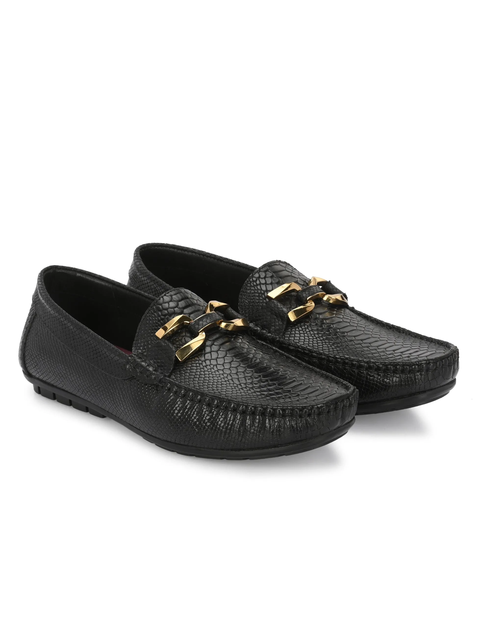 Egoss Platinum Loafers For Men