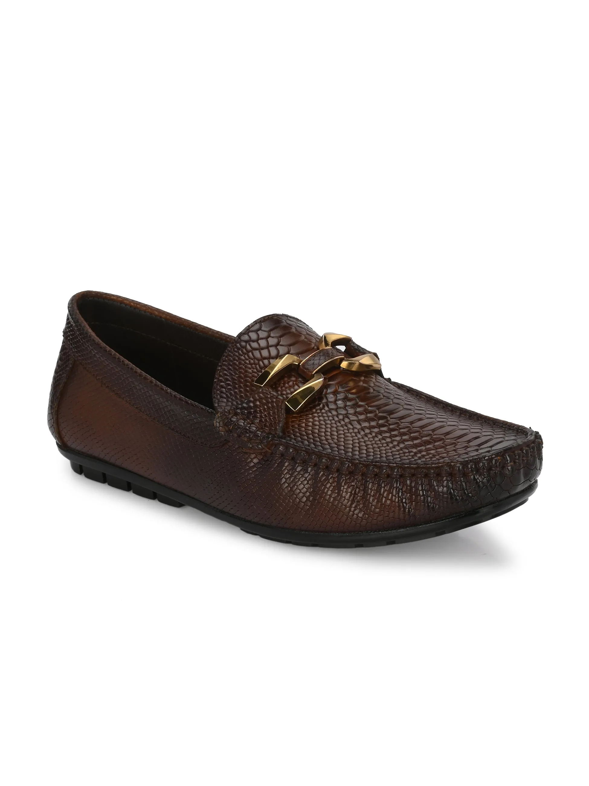 Egoss Platinum Loafers For Men