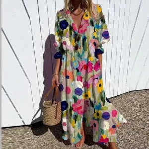 Evaneline | Luxe Boho Maxi Dress (Almost sold out )