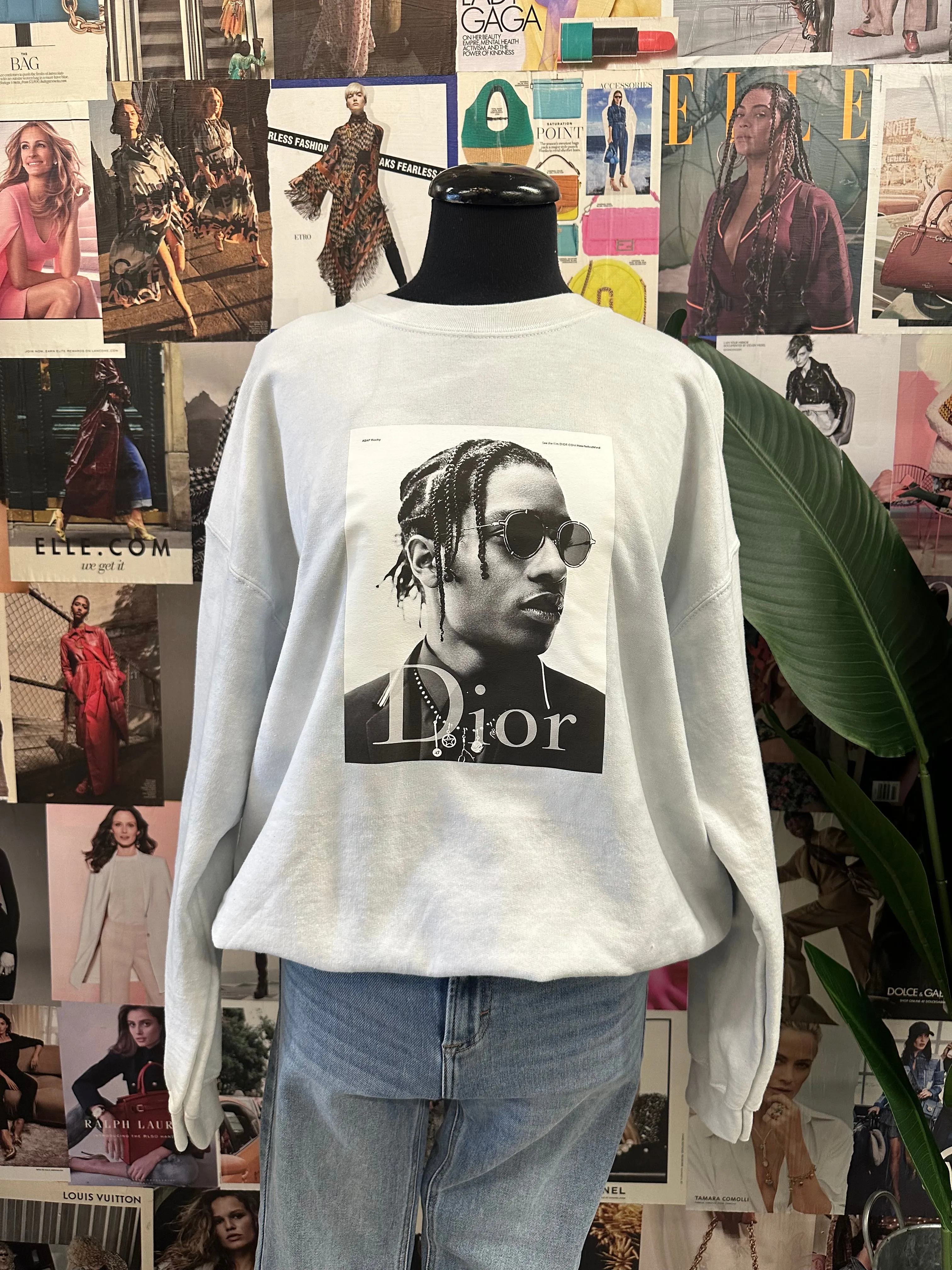 Fleece Printed Crewnecks