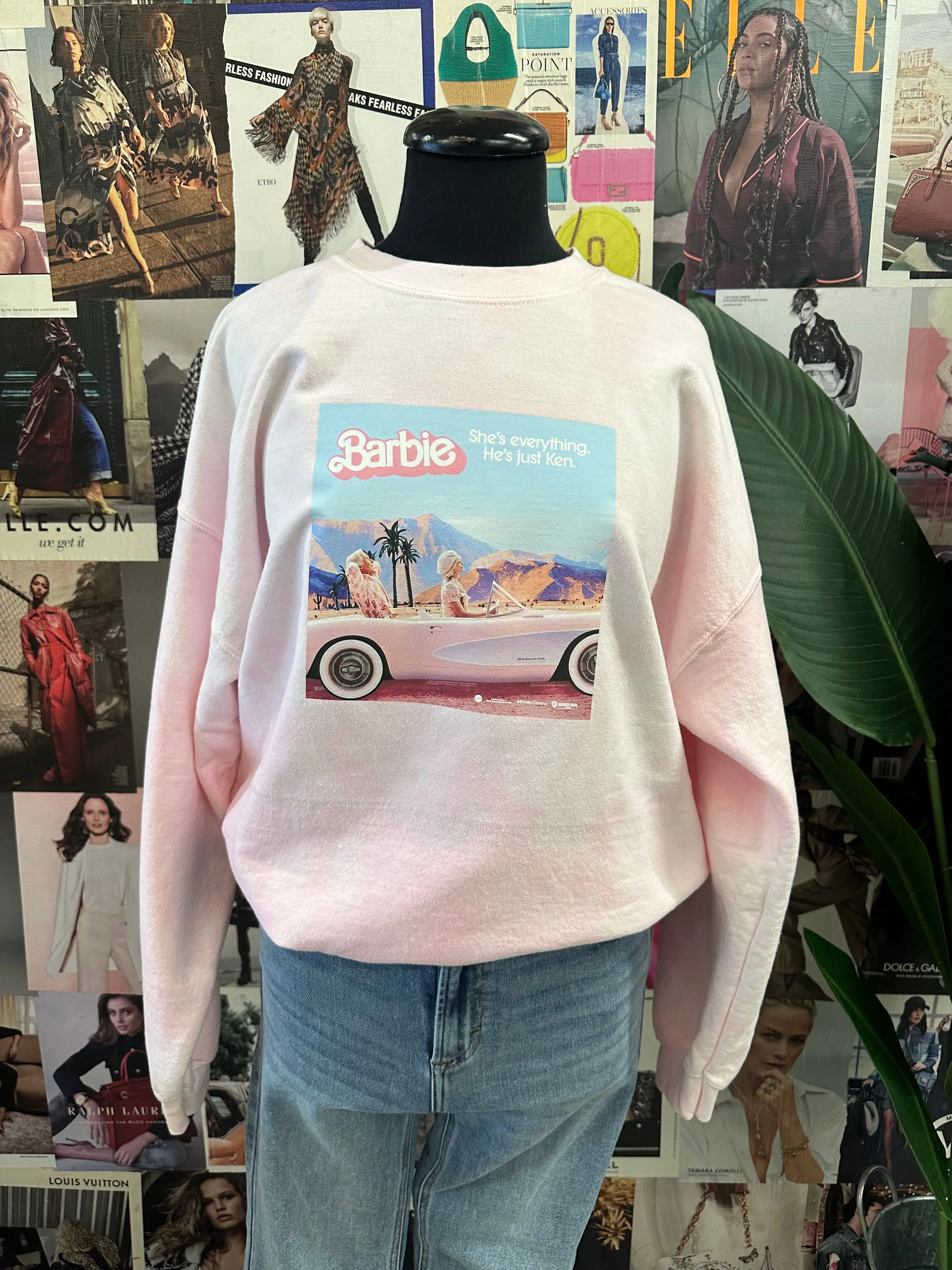 Fleece Printed Crewnecks