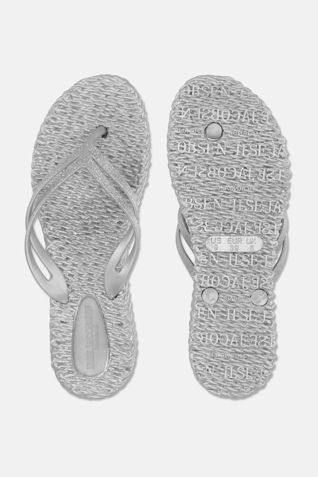 Ilse Jacobsen Flip Flop Silver