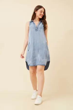 INEZ SLEEVELESS SHORT DRESS