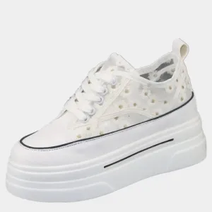 Joskaa 2024 New White Platform Womens Sneakers