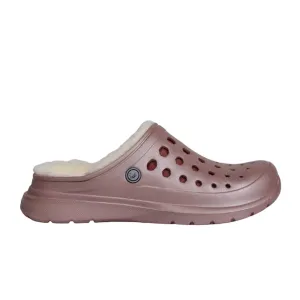 Joybees Cozy Lined Clog (Unisex) - Rose Gold/Natural