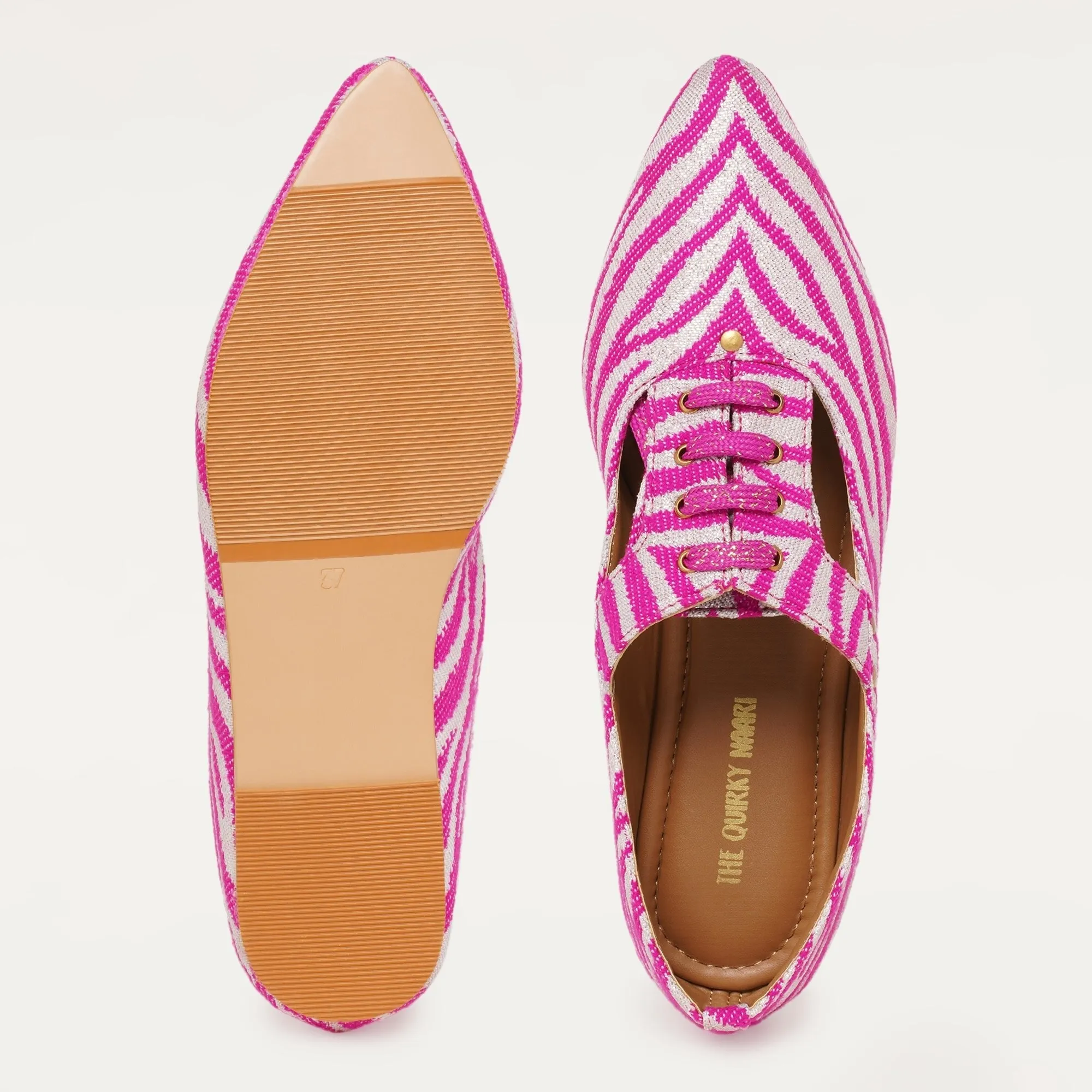 Juliet Oxfords in Pink