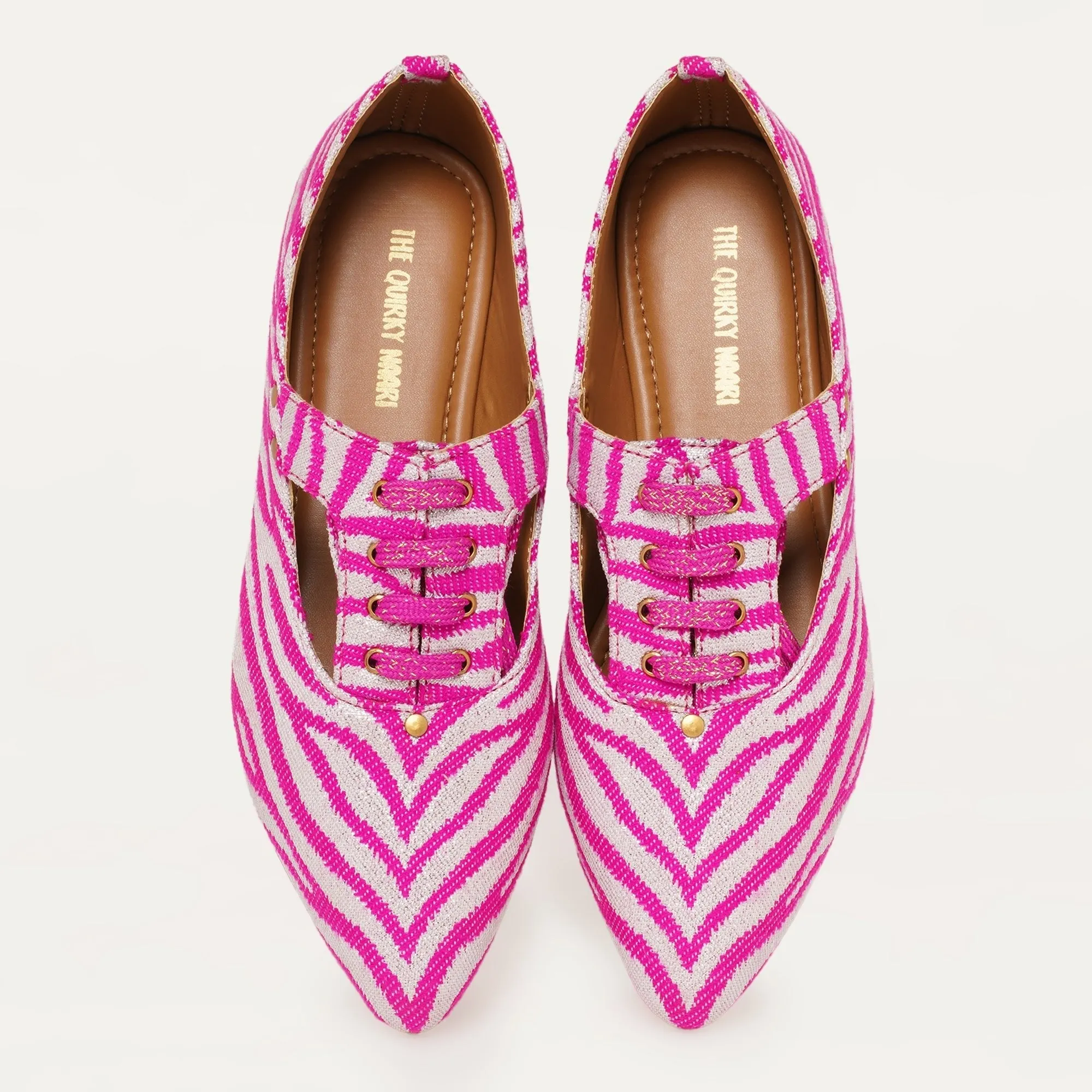 Juliet Oxfords in Pink