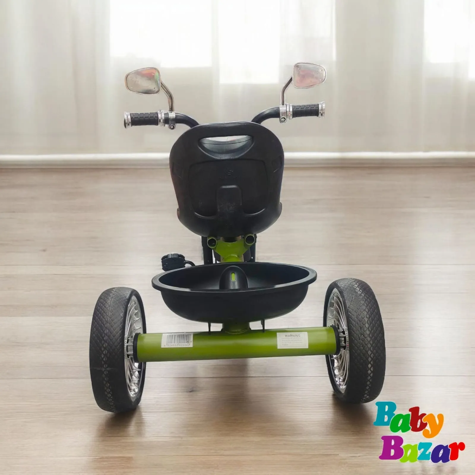 Kids Stylish Motorcycle Tricycle Premium Ride On with Pedals & Storage