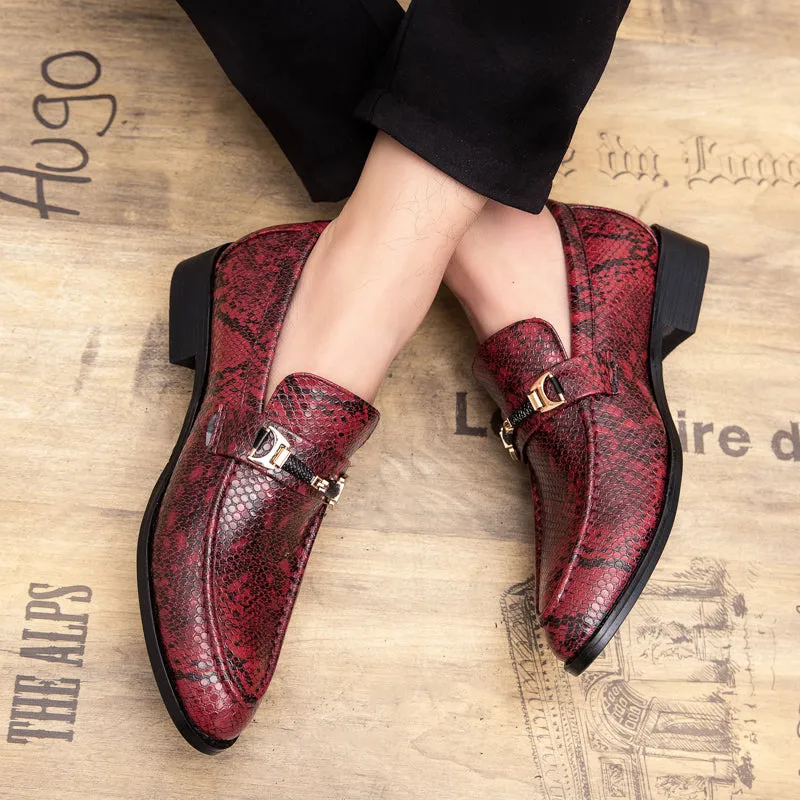 Men's shoe leather breathable fashion shoes