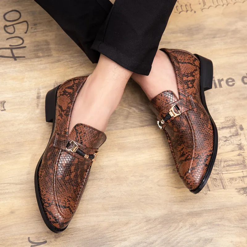 Men's shoe leather breathable fashion shoes