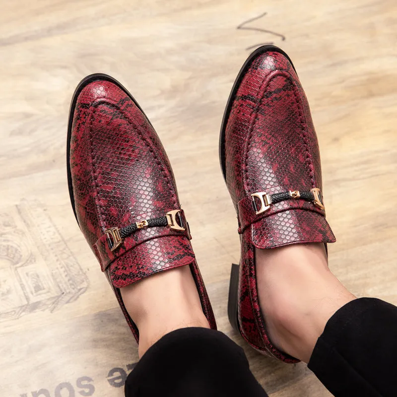 Men's shoe leather breathable fashion shoes