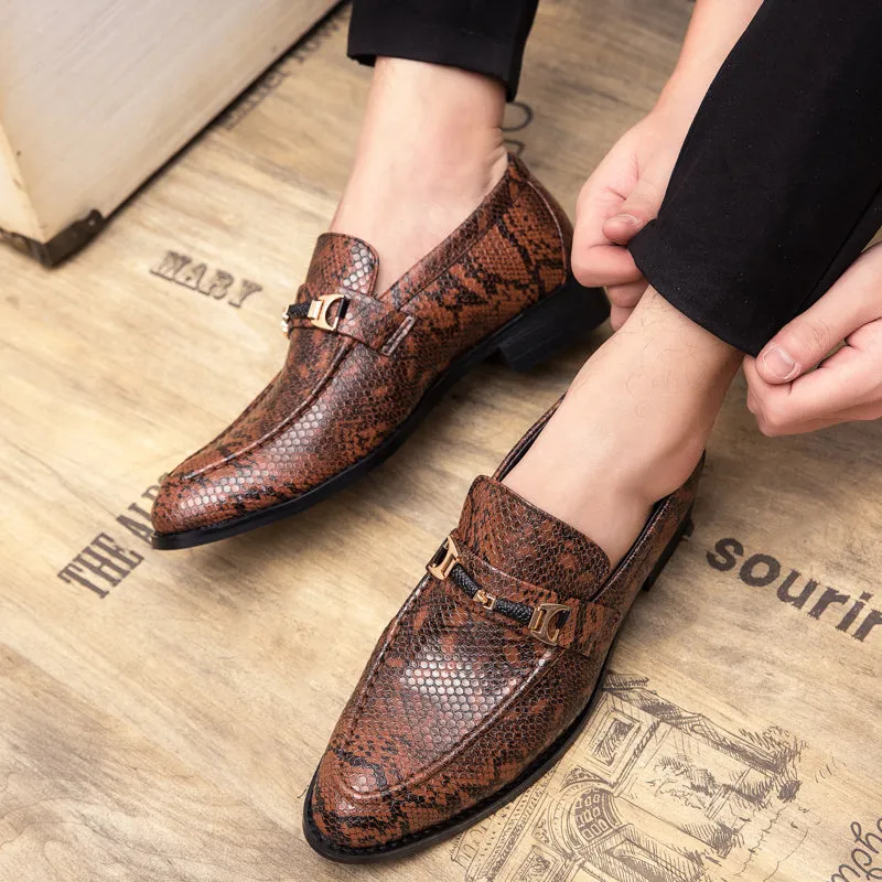 Men's shoe leather breathable fashion shoes