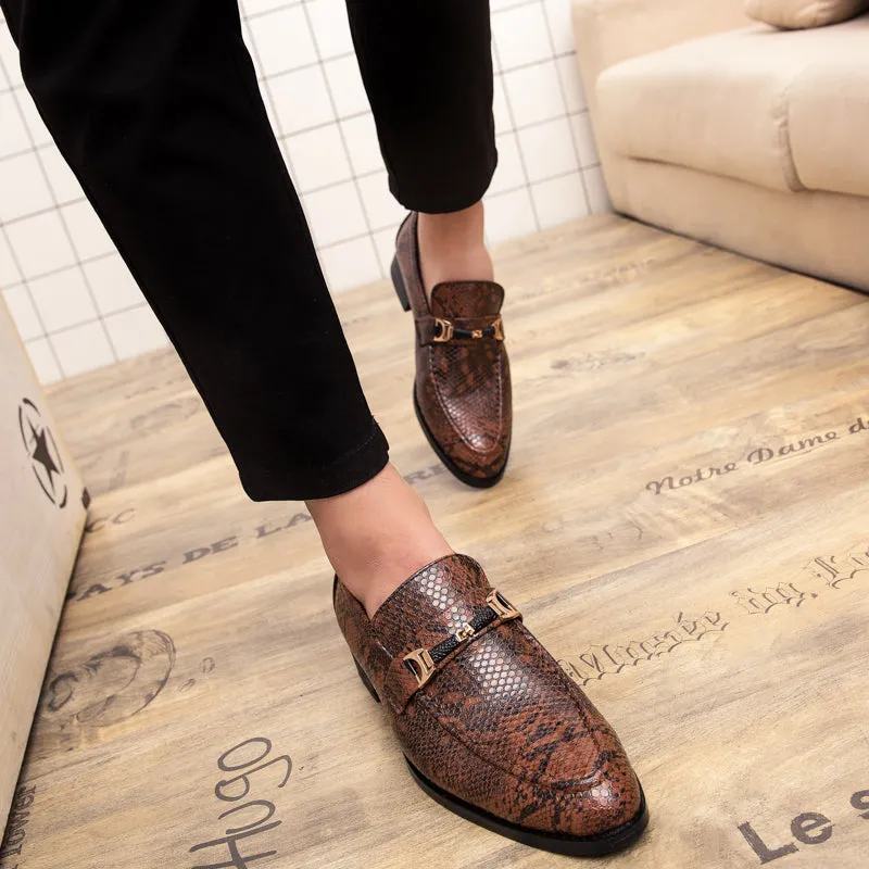 Men's shoe leather breathable fashion shoes