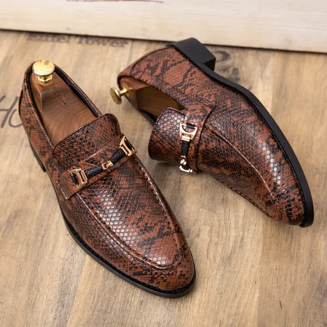 Men's shoe leather breathable fashion shoes
