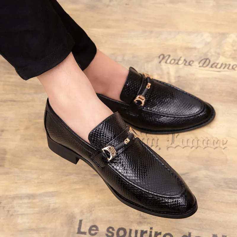 Men's shoe leather breathable fashion shoes