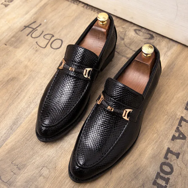 Men's shoe leather breathable fashion shoes