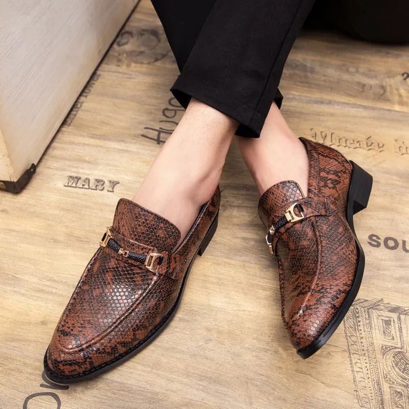 Men's shoe leather breathable fashion shoes