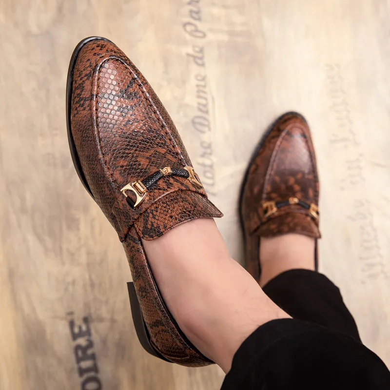 Men's shoe leather breathable fashion shoes