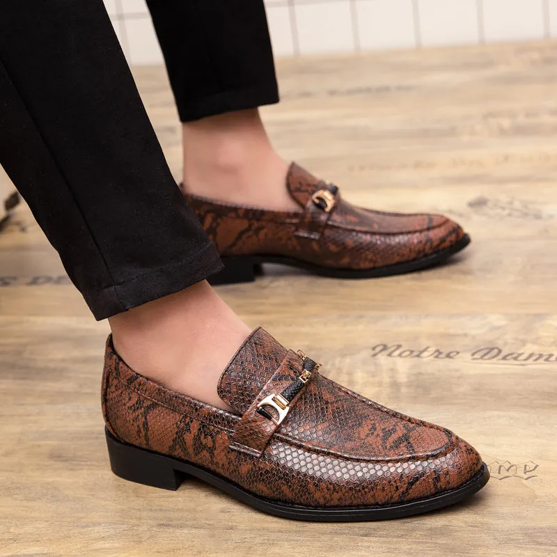 Men's shoe leather breathable fashion shoes