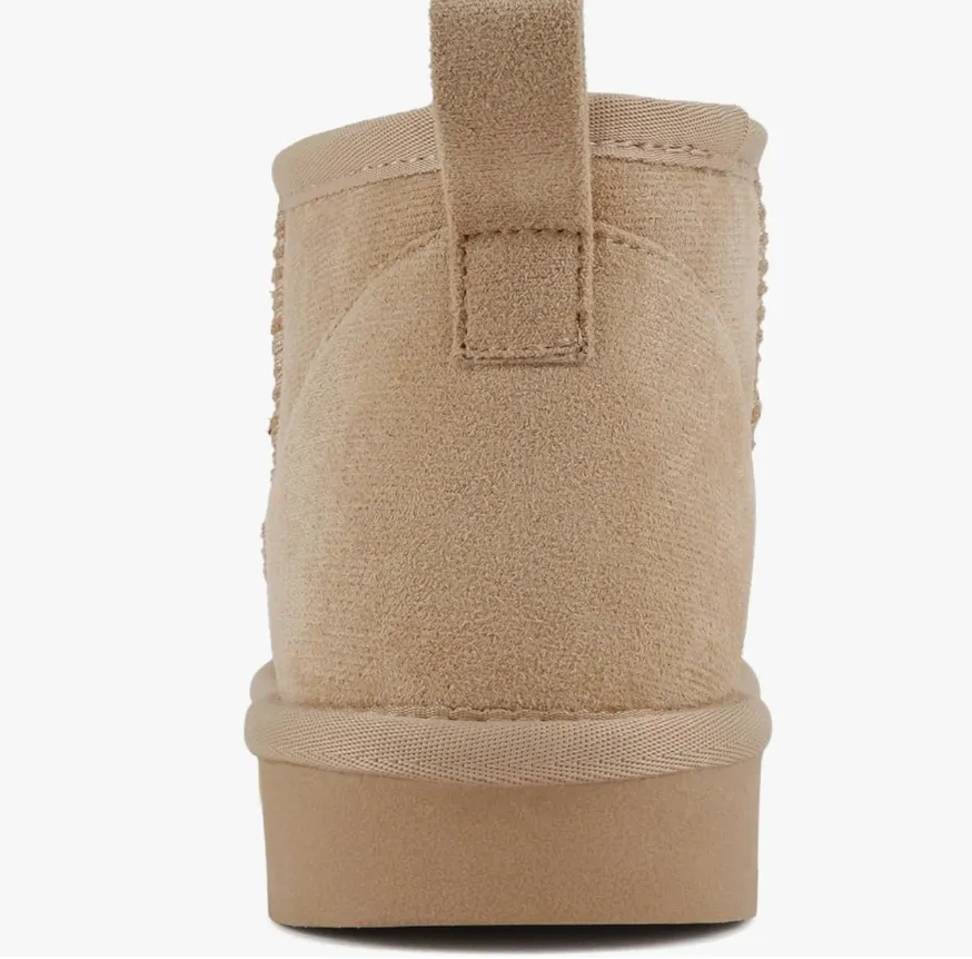 Mutual Taupe Slip On Snow Bootie