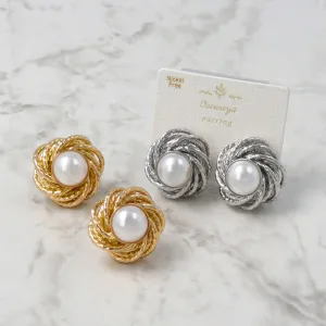 Pearl Statement Clip Ons