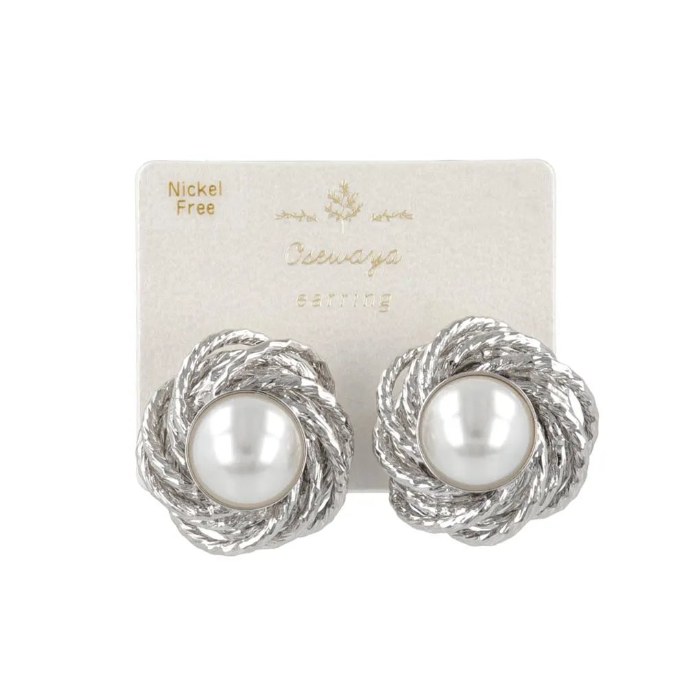 Pearl Statement Clip Ons