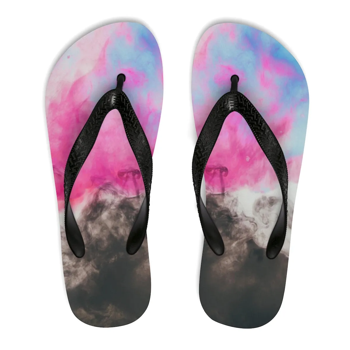 Pink Smoke Flip-Flops