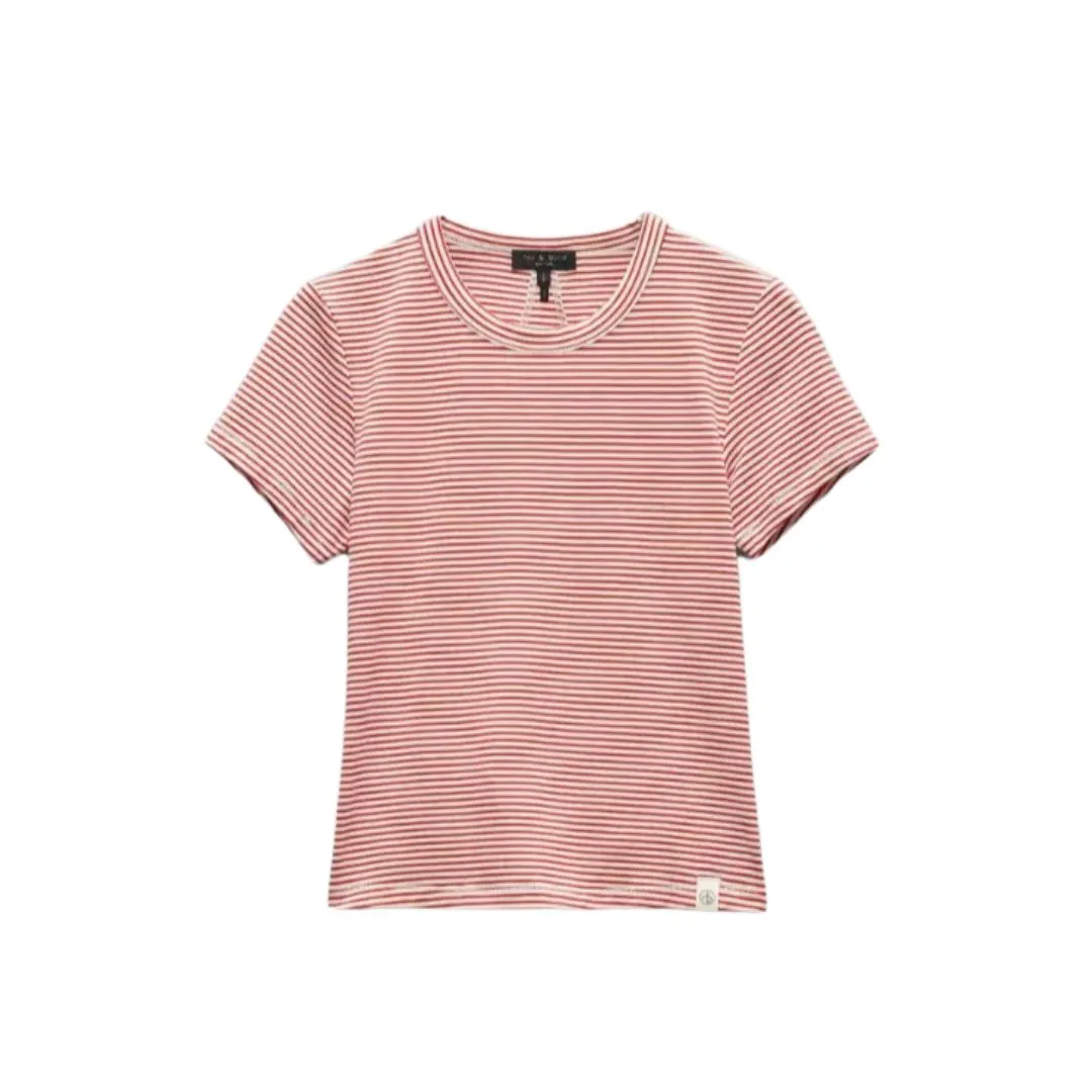 RAG & BONE LUCA STRIPE BABY TEE
