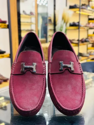 RED H LOAFERS