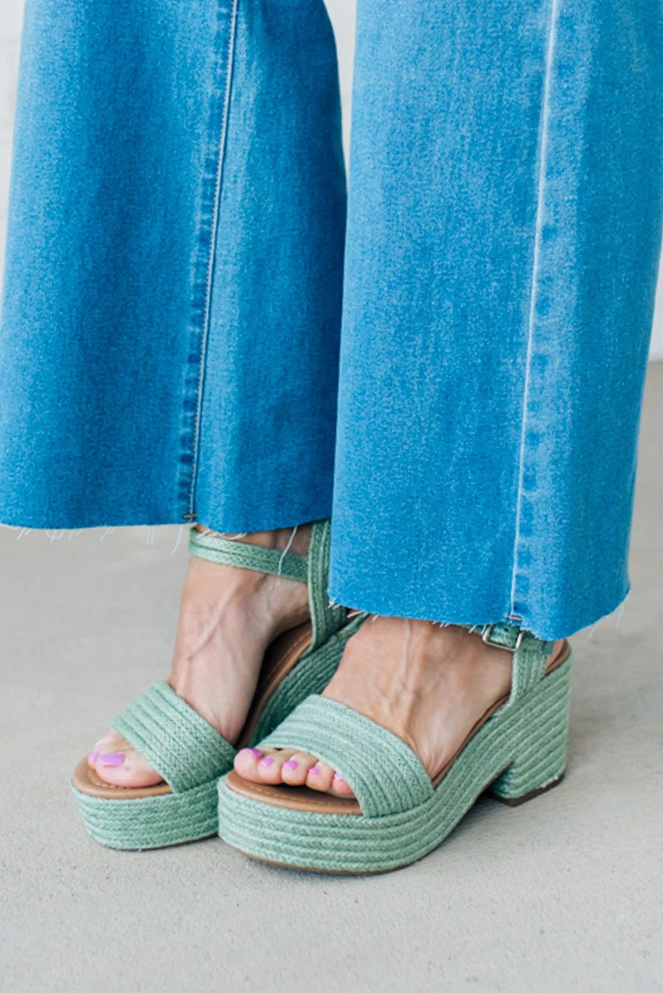 Riley Espadrille Platform Sandals