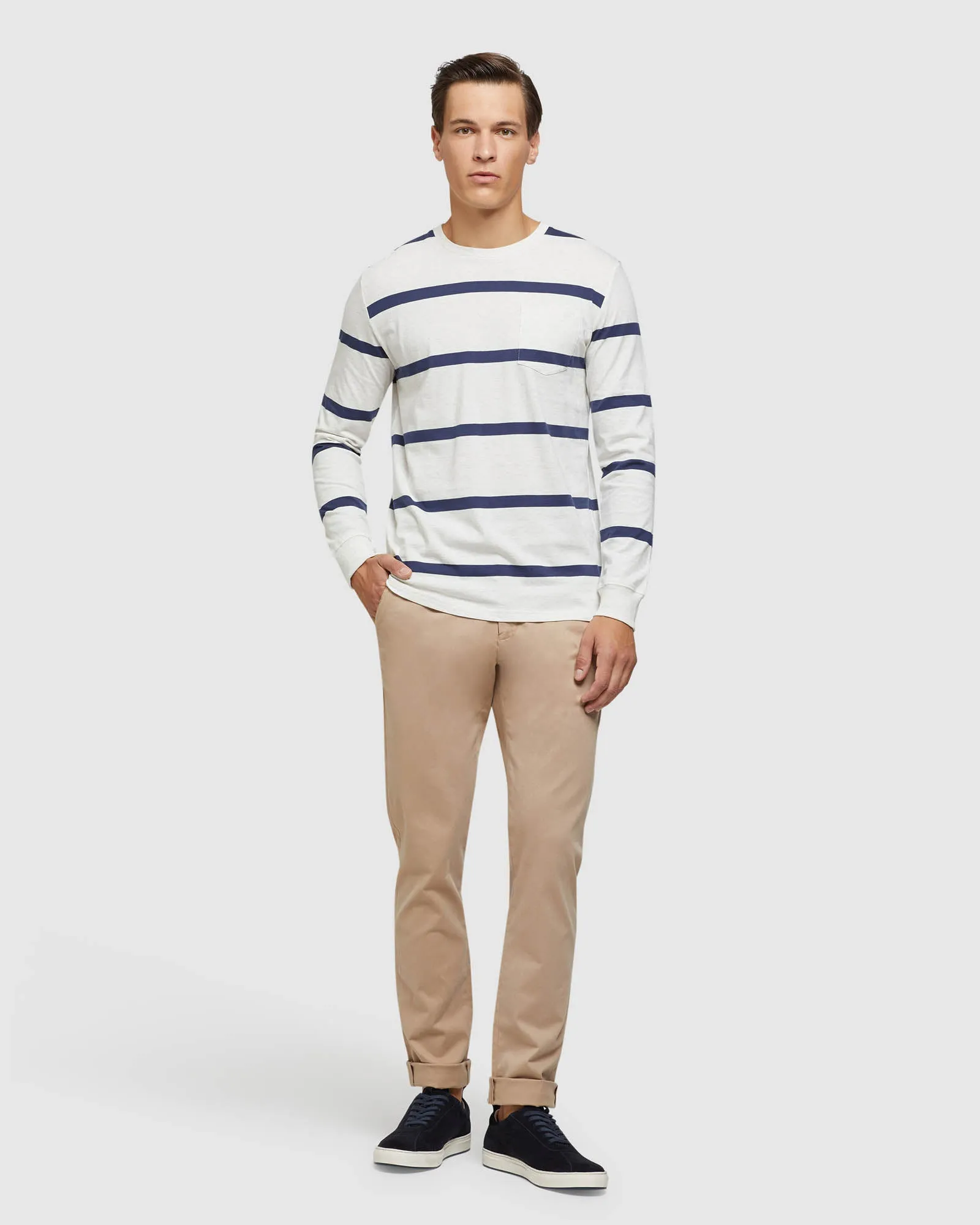 Rugby Stripe Long Sleeve T-Shirt