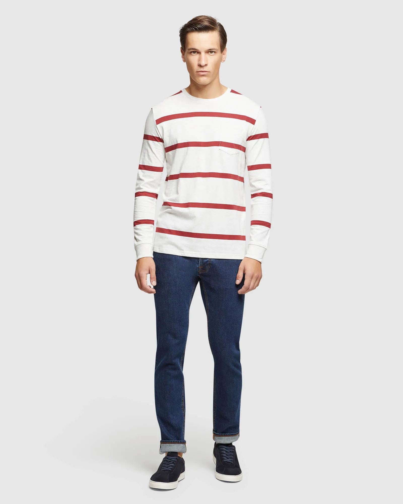 Rugby Stripe Long Sleeve T-Shirt