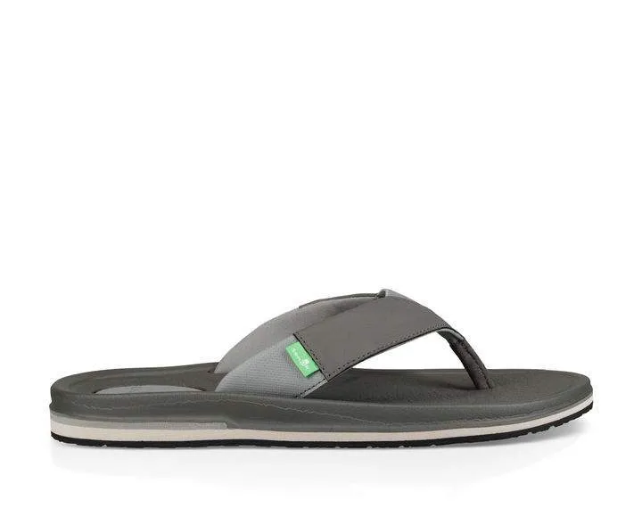 Sanuk Beer Cozy 3 Sandal-Charcoal