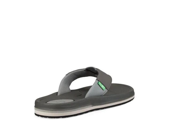 Sanuk Beer Cozy 3 Sandal-Charcoal