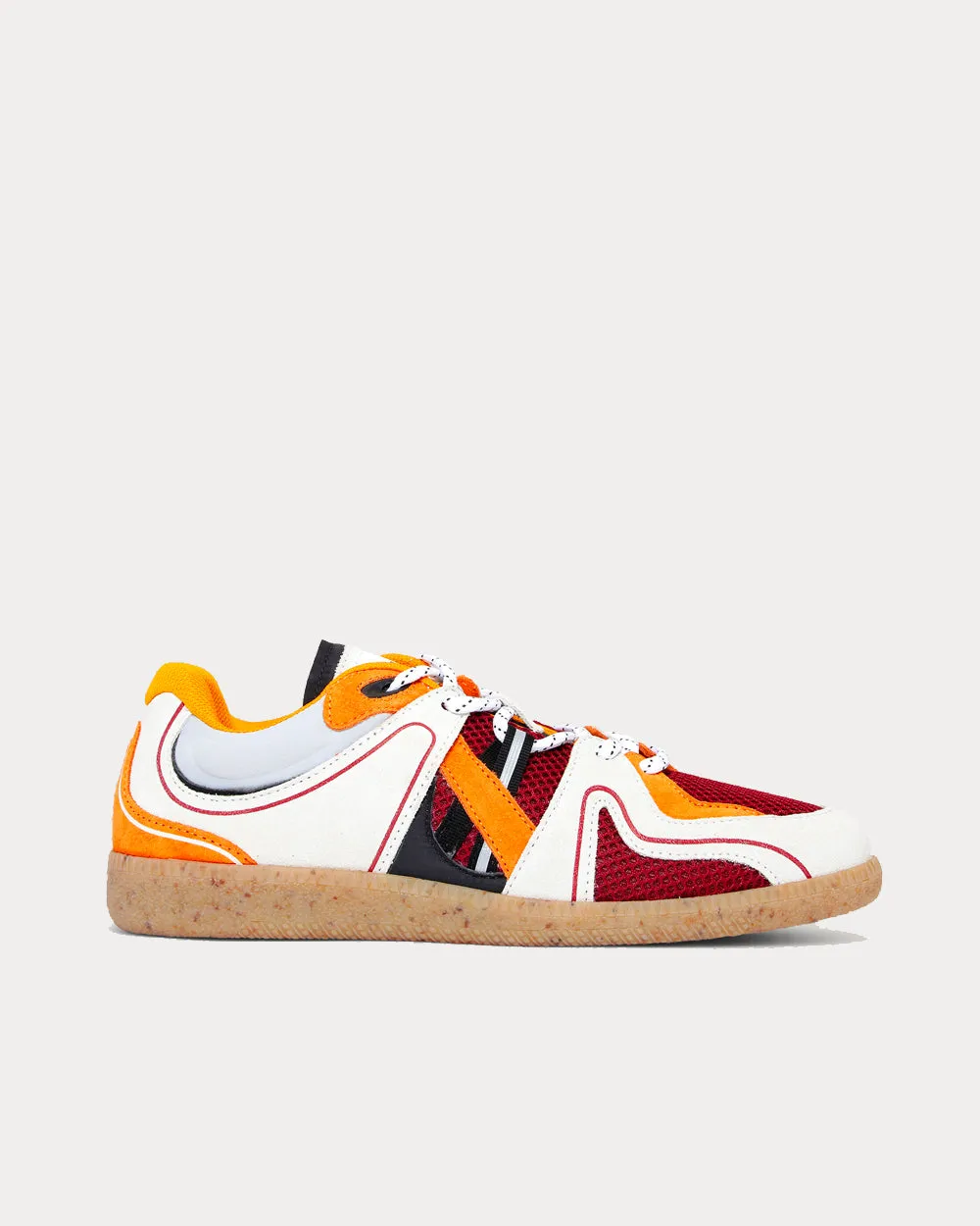 Sporty Mix Retro Orange Low Top Sneakers