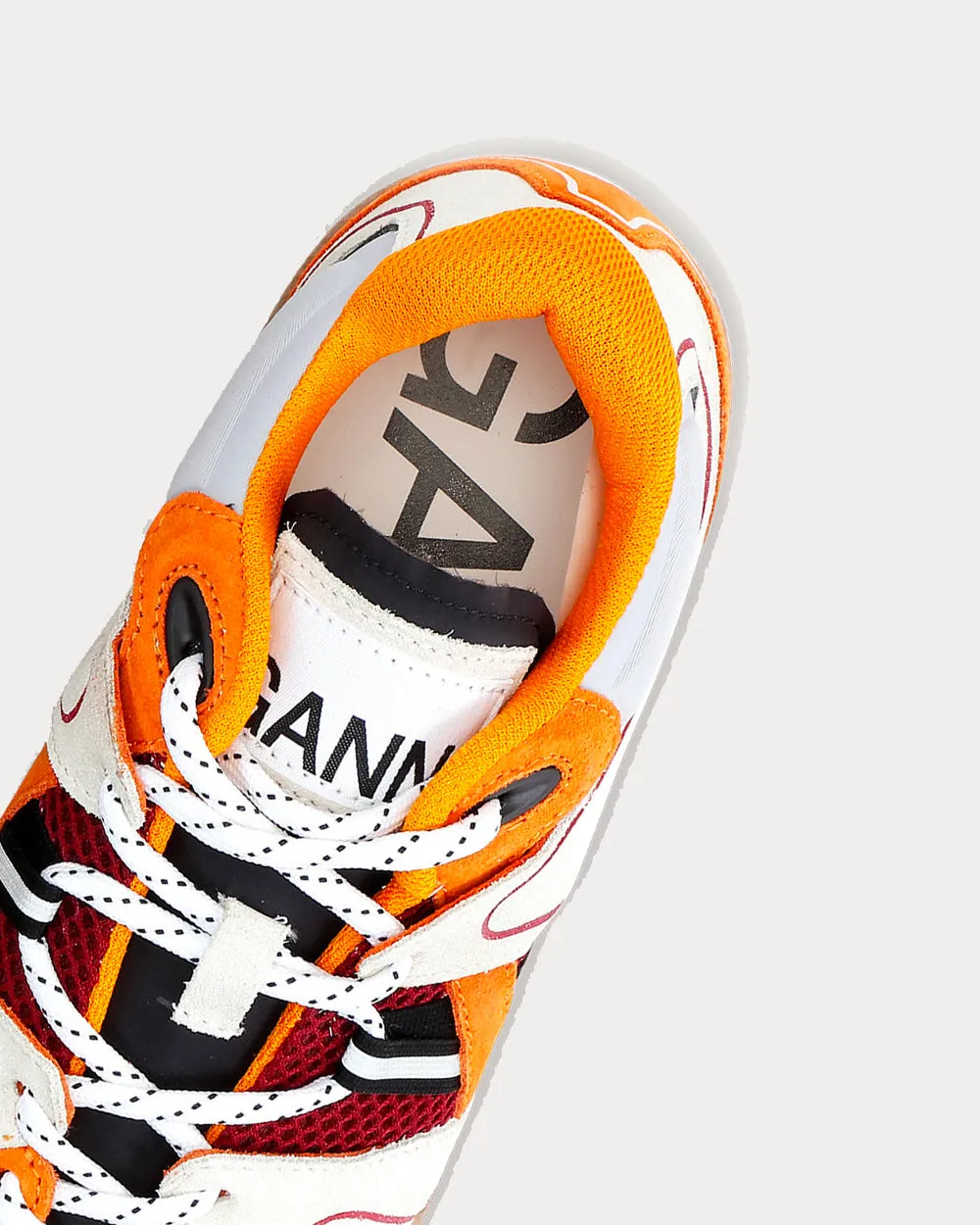 Sporty Mix Retro Orange Low Top Sneakers
