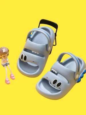 Stompy the Blue Dino Sandals for Kids